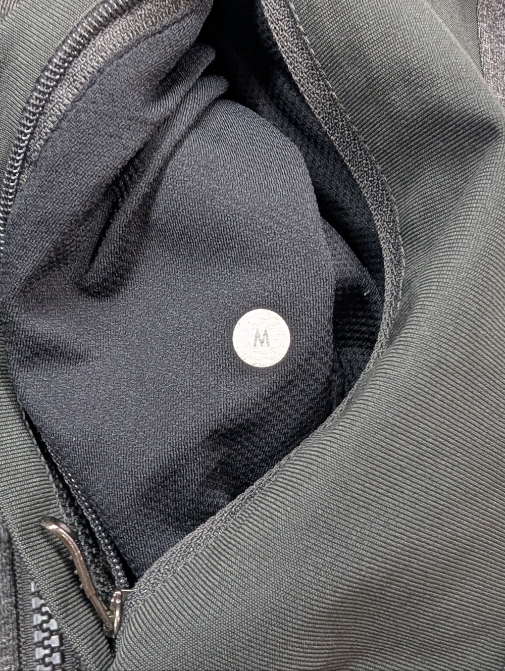 Lululemon Jacket Mens M Gray Heathered Tactic Zip Up Athletic Stretch Gym Casual - Picture 6 of 8